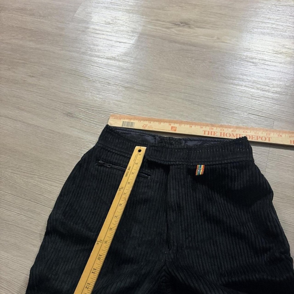 26x27 Black Corduroy Flared Bootcut Pants Y2K Indie - Picture 4 of 6